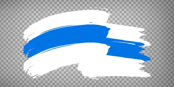 Flag Canton Zug Brush Strokes Waving Flag Zug Transparent Background — Διανυσματικό Αρχείο