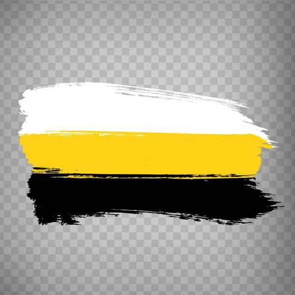 Flagge Perak Pinselstriche Flagge Perak Auf Transparentem Hintergrund Für Ihr — Stockvektor