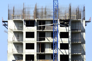 İnşaat alanının görüntüsü