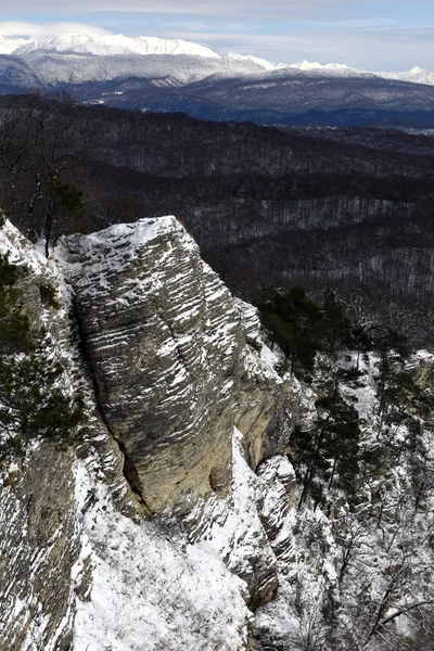 Montaña invierno paisaje — Foto de Stock