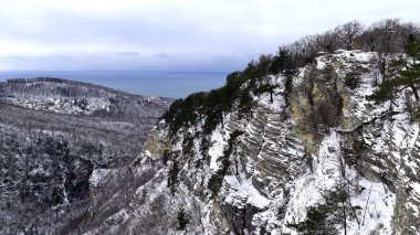 Dağı kış manzarası