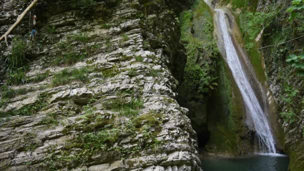 A cascata de cachoeiras "Miracle Beauty " — Vídeo de Stock