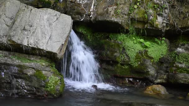 Cascada de hermosas cascadas — Vídeo de stock