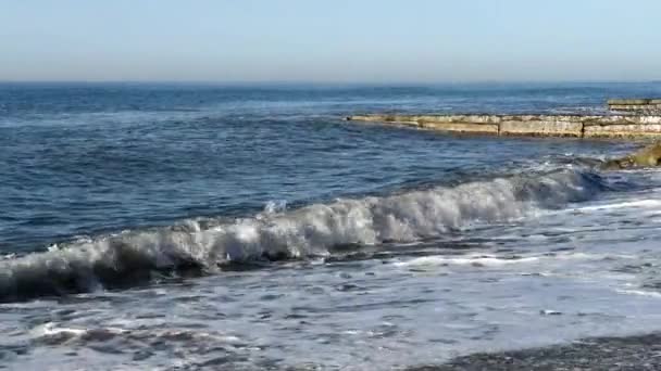 Όμορφη θάλασσα surf — Αρχείο Βίντεο