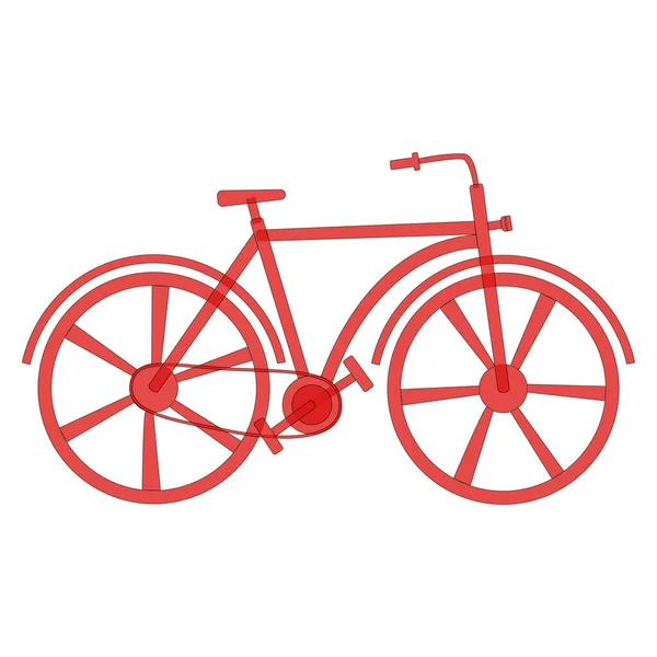 Велосипед. Векторная иллюстрация. Isolated — стоковый вектор
