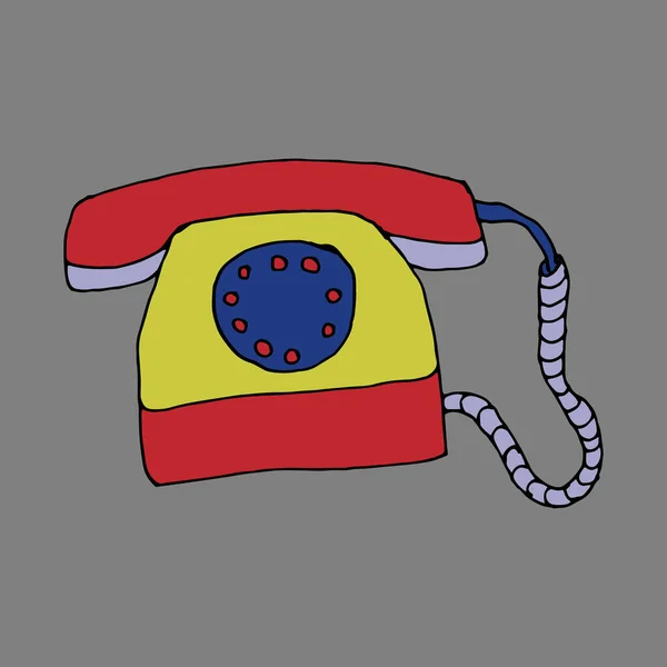 ベクトル電話。携帯電話の進化。隔離。. — ストックベクタ