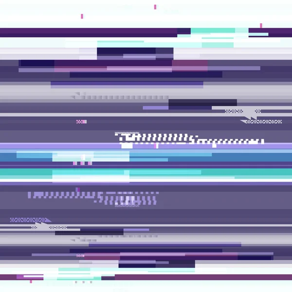 Purple wallpaper in the style of a glitch pixel — Stock vektor