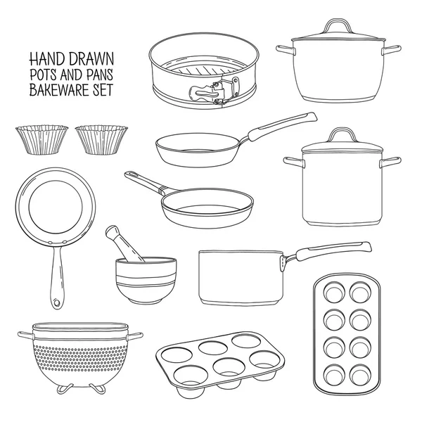 Muebles de cocina — Vector de stock