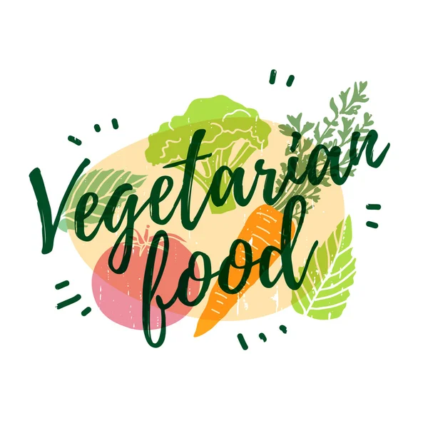 Silhouetten von Gemüse, Früchten und Kräutern — Stockvektor