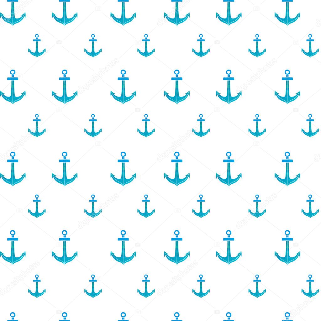 Seamless pattern of anchors