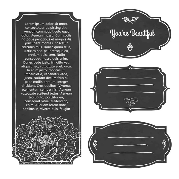 Kara tahta reklamlar Banner dahil olmak üzere,