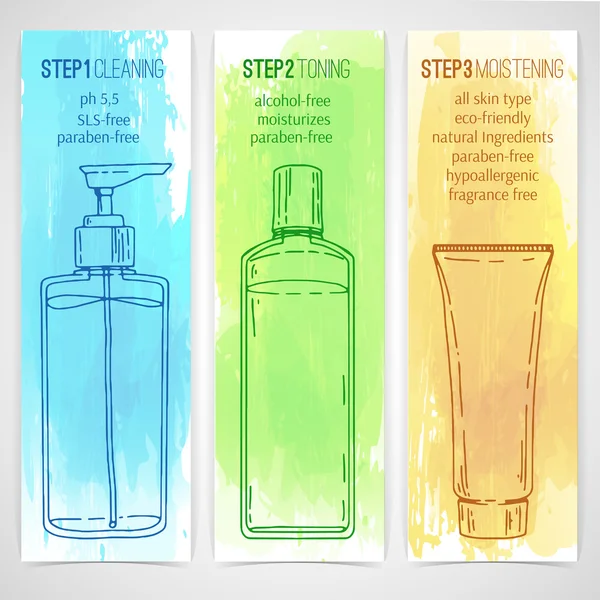 Dekoratif kozmetik. Üç adımda Cilt Bakımı.