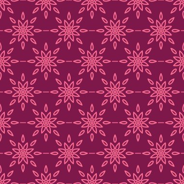 Seamless wallpaper with retro pattern
