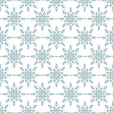 Seamless wallpaper with retro pattern
