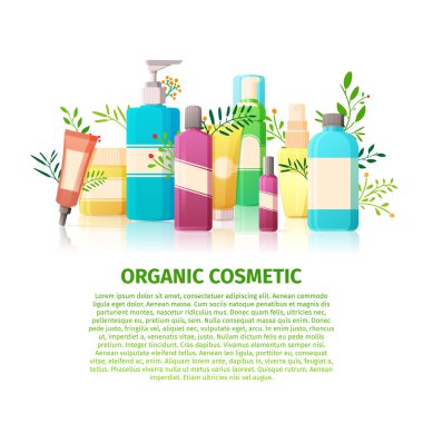posters about the organic cosmetics