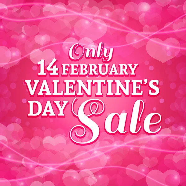 Informações sobre a venda do Dia dos Namorados —  Vetores de Stock