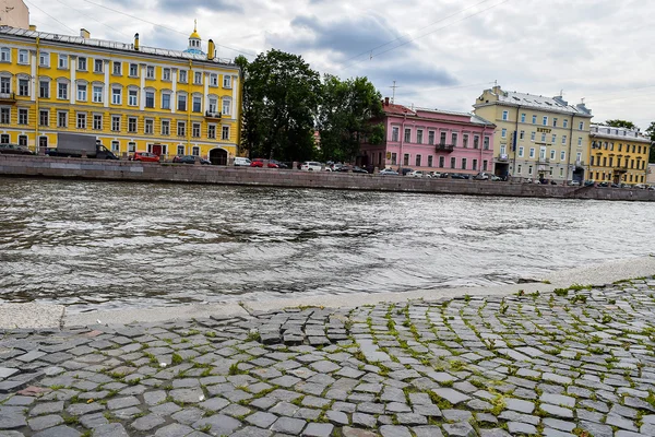 Набережна річки Фонтанки в Ленінграді. — стокове фото