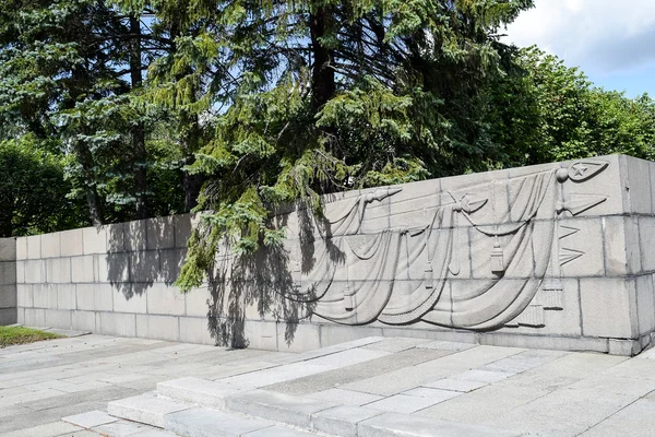 Cimitero commemorativo Piskaryovskoye a Leningrado . — Foto Stock