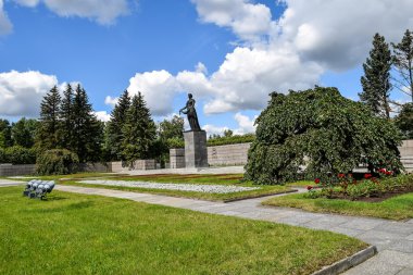 Piskaryovskoye memorial mezarlığı Leningrad.