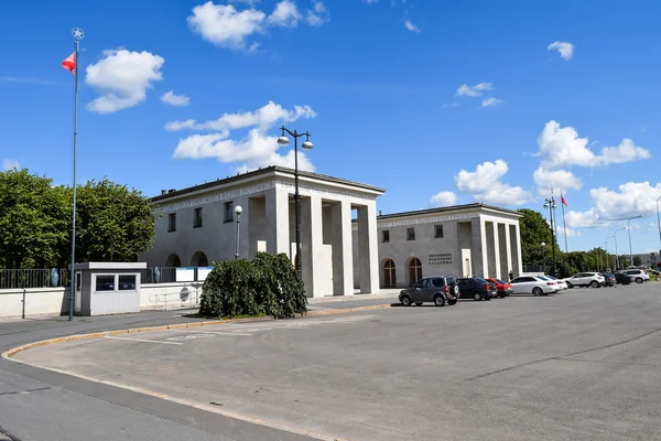 Piskaryovskoye Gedenkfriedhof in Leningrad. — Stockfoto