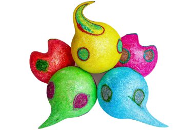 Noel topları ve oyuncaklar.