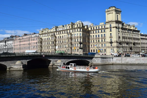 The Fontanka river in St. Petersburg, Russia. — Stock Photo, Image