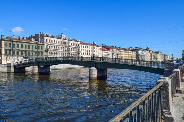 The Fontanka river embankment in St. Petersburg, Russia — Stock Photo, Image