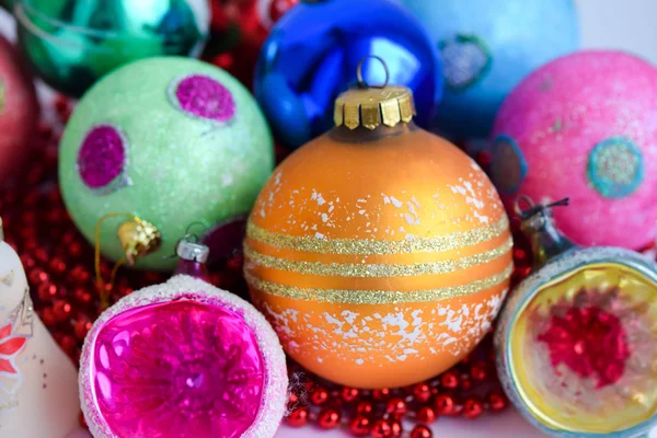 Baubles di Natale a Natale e Capodanno — Foto Stock