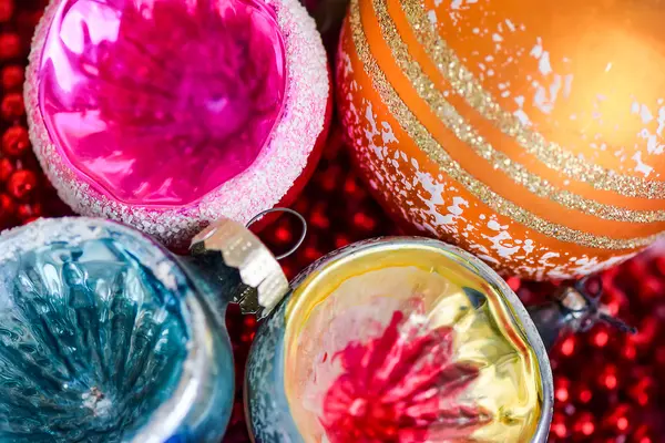 Baubles di Natale a Natale e Capodanno — Foto Stock