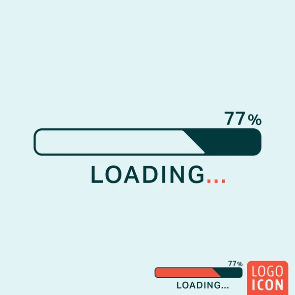 Loading bar icon — Stock Vector