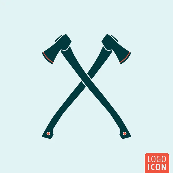 Axe icon isolated — Stock Vector