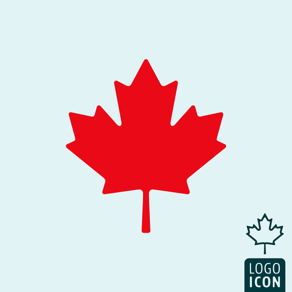 Canada icon isolated