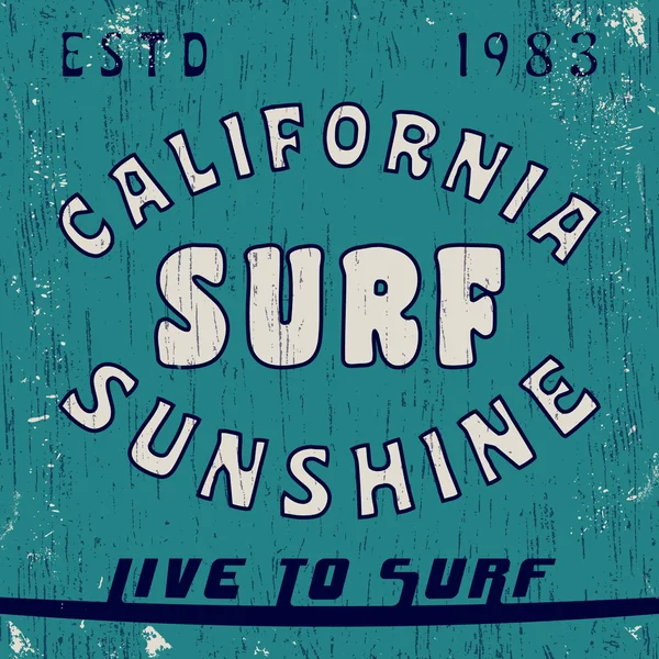 Sello vintage de California — Archivo Imágenes Vectoriales