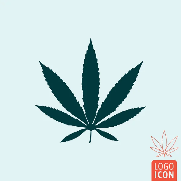 Marijuana icon isolated — Stock Vector