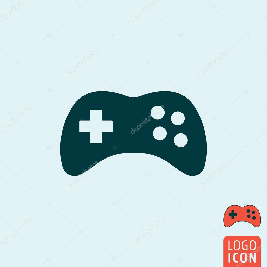 Gamepad icon isolated