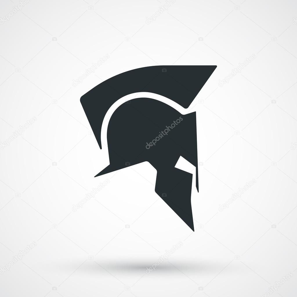 Spartan helmet icon