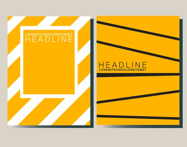 Modèle de brochures de couverture — Image vectorielle