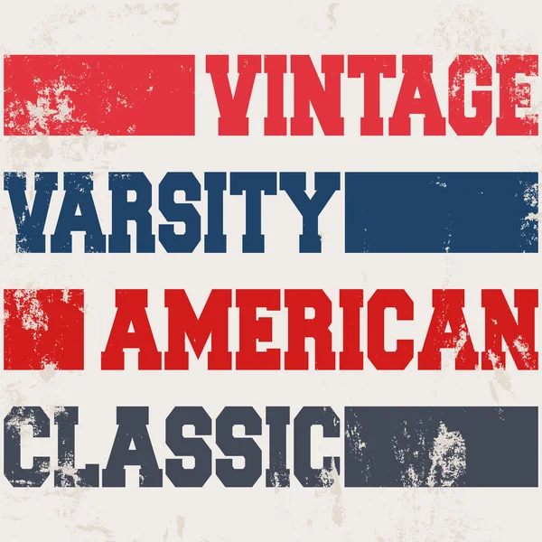 Классическая марка США — стоковый вектор