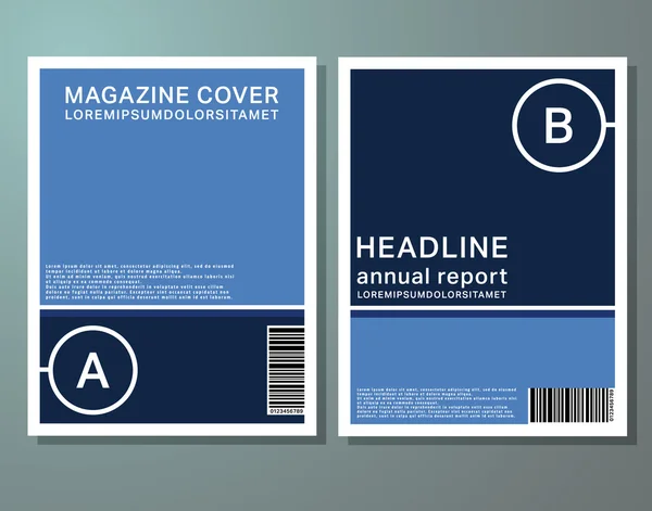 Cover brochures template — Stock Vector