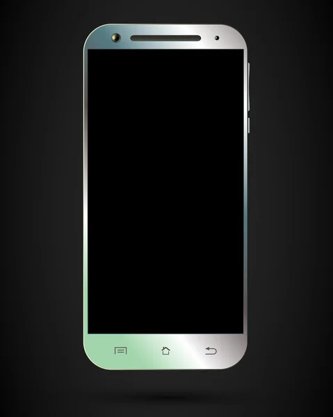 Smartphone-Vorlage isoliert — Stockvektor