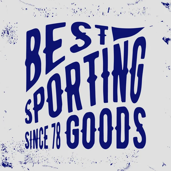 Sporting timbre vintage — Image vectorielle