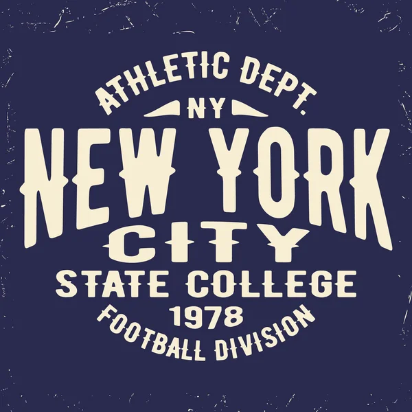 Timbre vintage New York — Image vectorielle