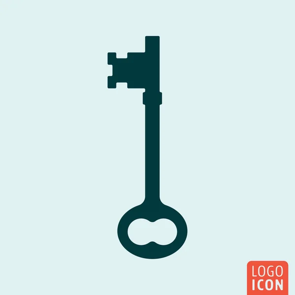 Key icon isolated — Stock Vector