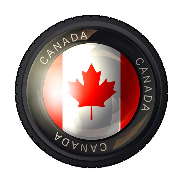 Canada flag icon — Stock Vector