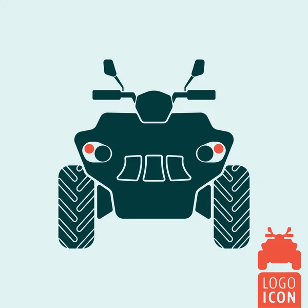 Quad icono de la bicicleta — Vector de stock