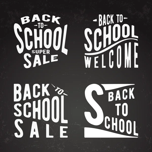 Back to school set — Stock Vector