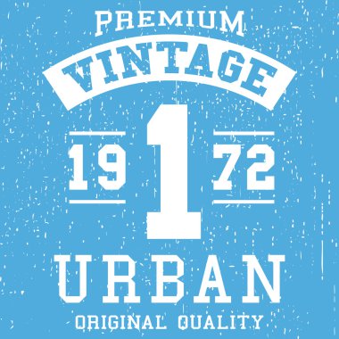 Vintage klasik damgası