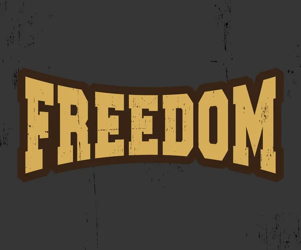 Sello vintage Freedom — Archivo Imágenes Vectoriales