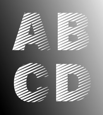 Şerit yazı şablonu