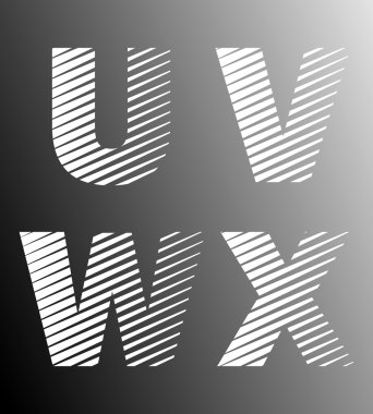 Şerit yazı şablonu